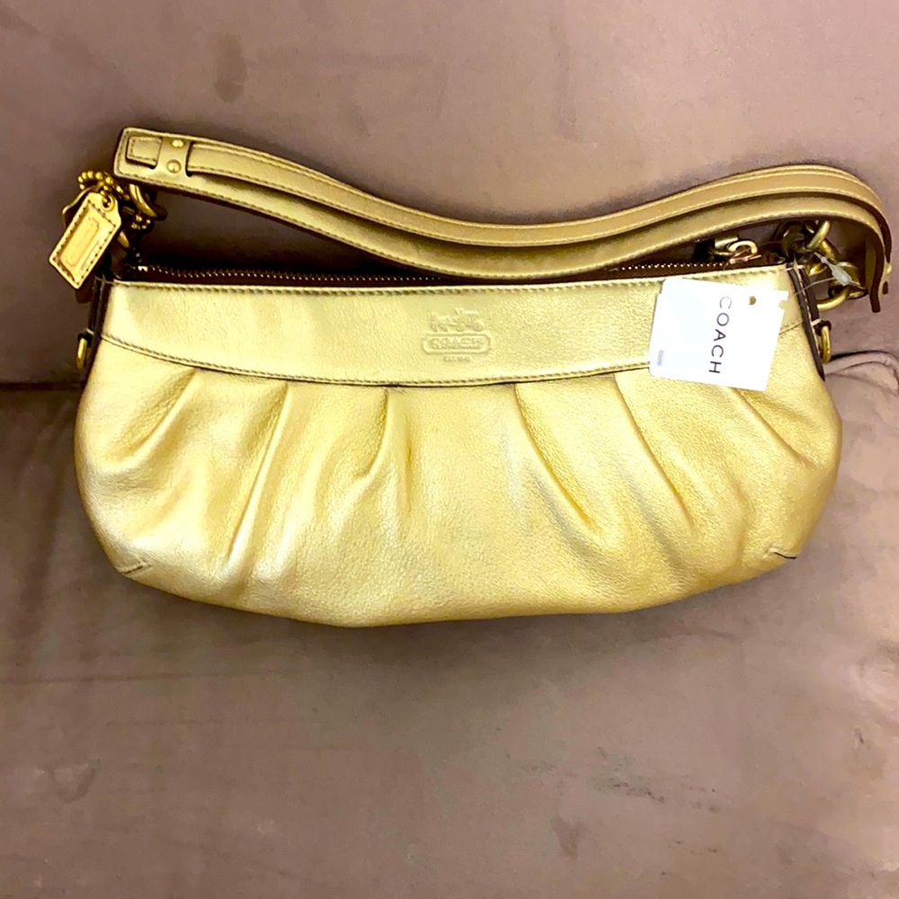 COPY - Coach gold clutch purse new with tags